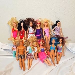 13 Barbie Dolls Bundle!